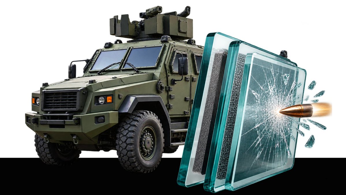 BharatTechIND's tweet photo. ๐จ DRDO, CSIR-CGCRI Partner on โน50-Crore Project to Develop Indigenous Lightweight Bulletproof Glass for Armoured Vehicles, Targeting 50% Reduction in Weight and Thickness. https://t.co/IcD9Ze9Bdv
