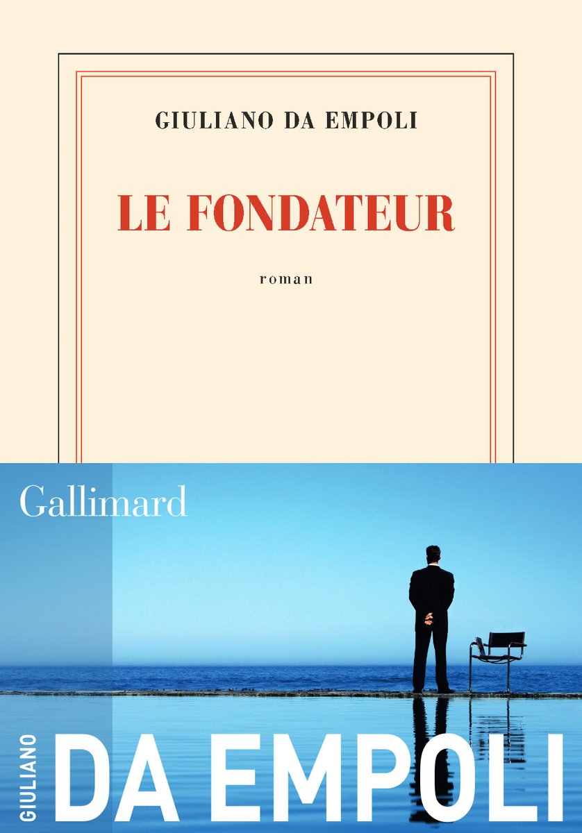 giulianode's tweet photo. Mon roman, « Le fondateur », sort aujourd’hui chez @Gallimard https://t.co/8Ciks5KQHO