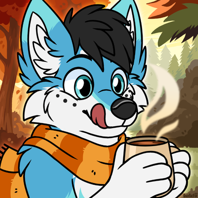KnightTheHusky's tweet photo. Taking a stroll through the forest with a hot drink in hand, it’s definitely starting to feel like autumn! 🍂✨
🎨: @OggyOsbourne
#NewProfiePic #Furry https://t.co/ejh5KOWAyx