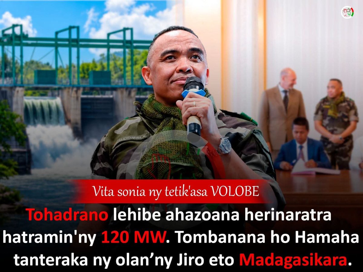 Loovaa47's tweet photo. Efa mandeha tokoa ny ezaka amin'ny famahana ny olana amin'ny resaka Jiro eto Madagasikara. https://t.co/0lU5lhzvyt