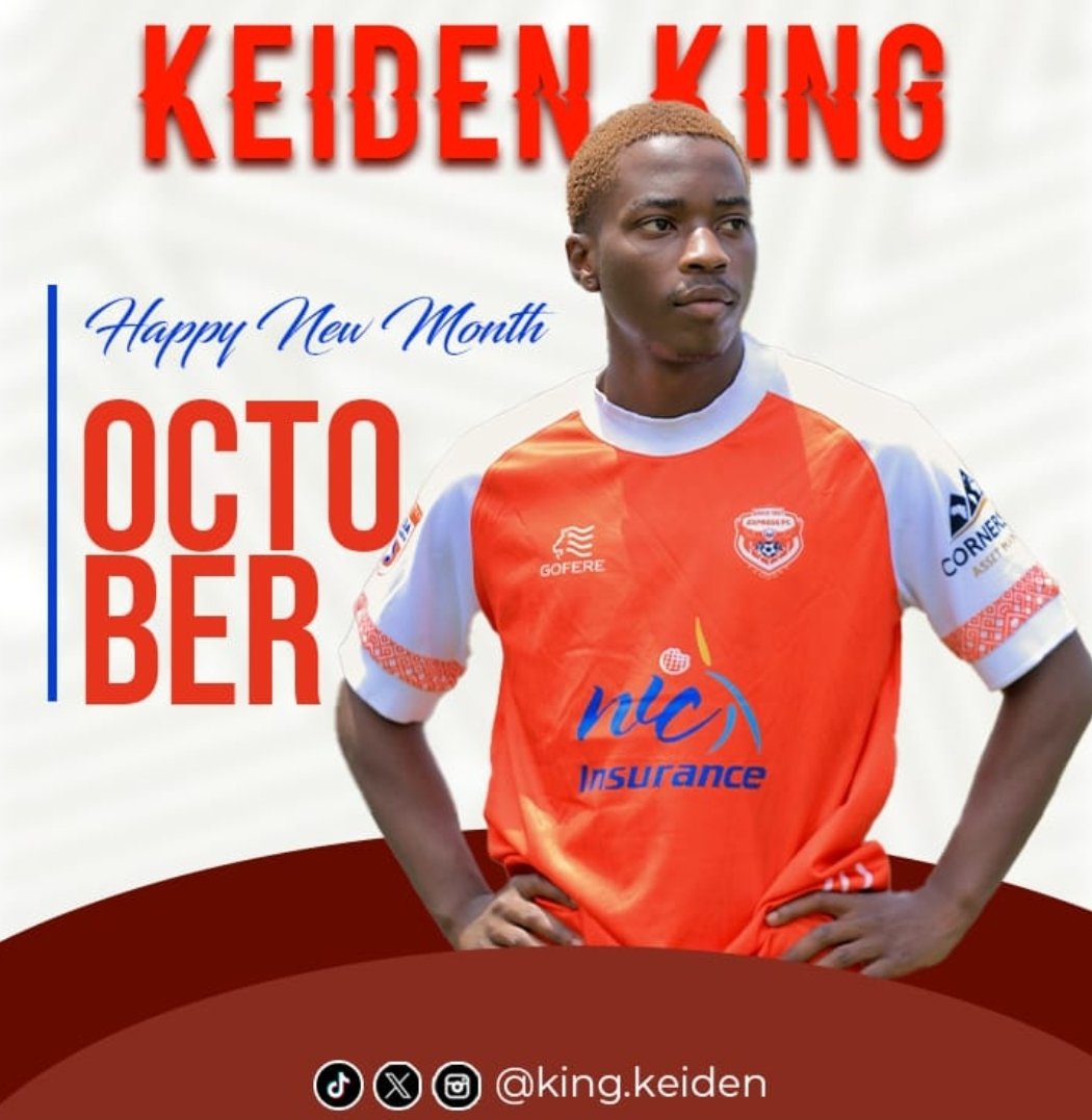 kingkeiden's tweet photo. Happy new month to all my fans, teammates, family and football lovers. May this month bring you joy, happiness and celebrations

We meet at mtn Omondi Stadium lugogo on 8th as we take on Nec fc 
@ExpressFCUganda https://t.co/MJNkDrSC4k