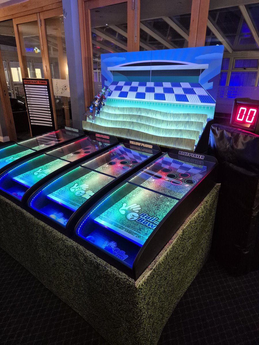 AltitudeEvents's tweet photo. We were back with some regular clients last night for their 70th birthday party in #Hampshire! 

Great to see competition heating up on the scoreboards for #RollandBowl Horse Racing, #StrikeaLight and our #RacingSimulatorHire

#InteractiveGamesHire https://t.co/ZzzCnt0dZY