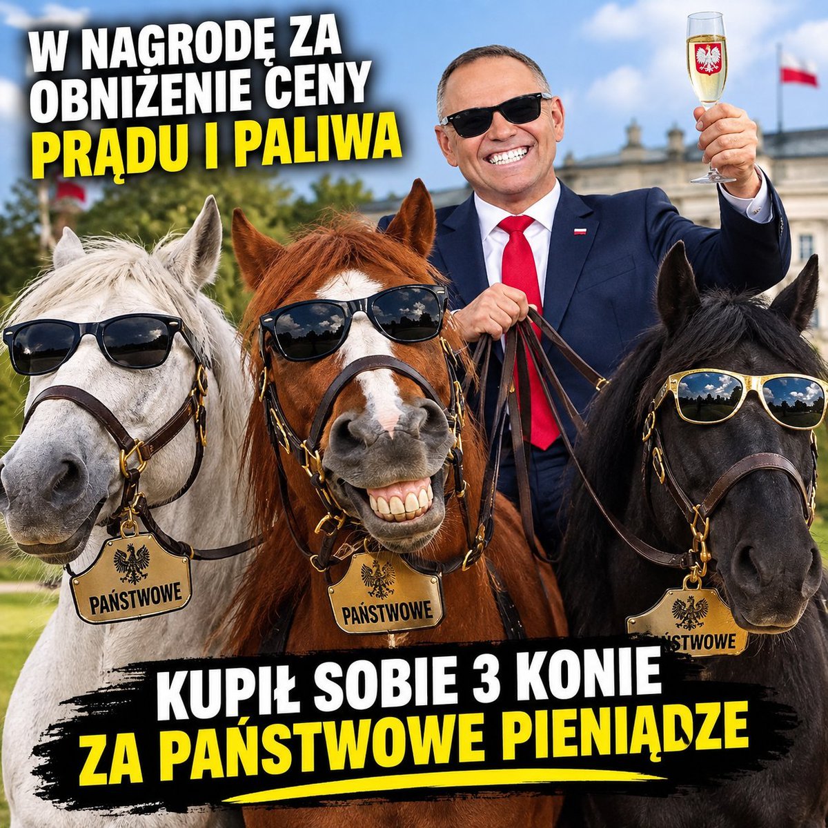 Andrzej491271's tweet photo. #CenyNaWrotki #Wetomat
Dla Ciebie Polaku wysokie ceny paliw bo trzeba po pierwsze przeszkadzać Tuskowi, po pierwsze przeszkadzać rządowi! A dla cysorza @NawrockiKn bizancjum, konie, złote karoce i tony snus��w! https://t.co/w2ymGT3gvT