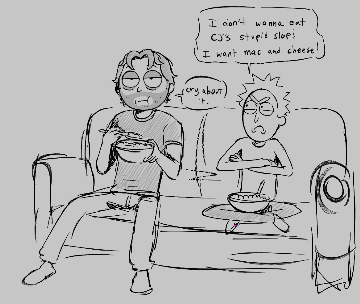 Yukkoroadz's tweet photo. More of them because aww #rickorty https://t.co/7sfSmRcp7Z