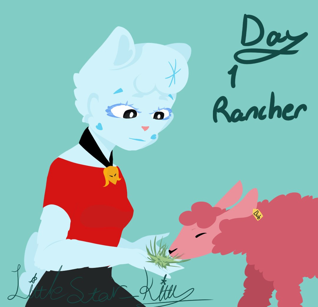 littlestarkitt3's tweet photo. Day 1 Rancher  &amp; canon
[ #cotltober2026 #Agottober2026 ] https://t.co/rfSSmUsuBi