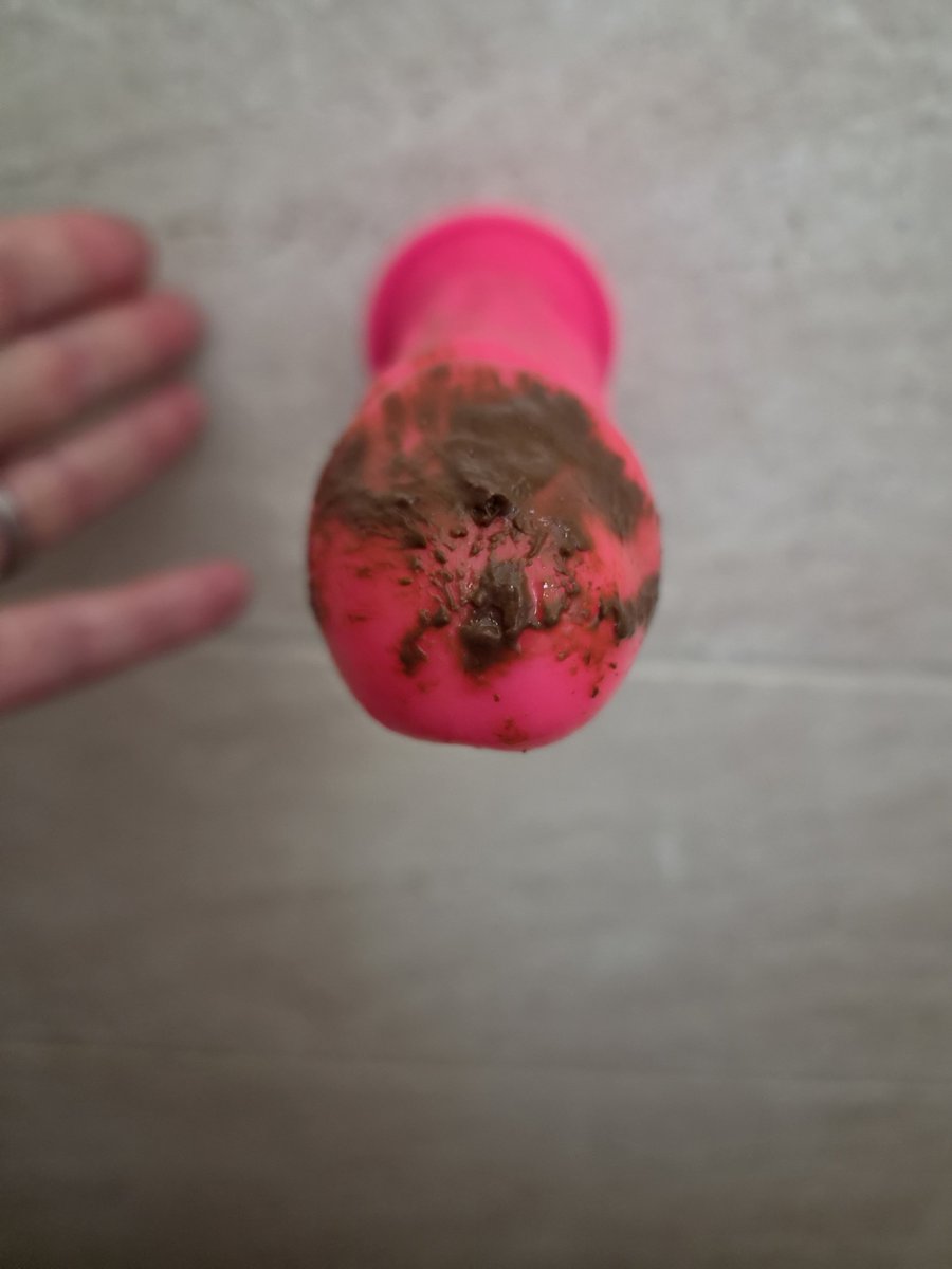 Bullitt1987's tweet photo. What would you do? I know what I did 😈 #scat #messy #gayscat #scatfetish #bi #dirtydildo https://t.co/00pS0pcYDx