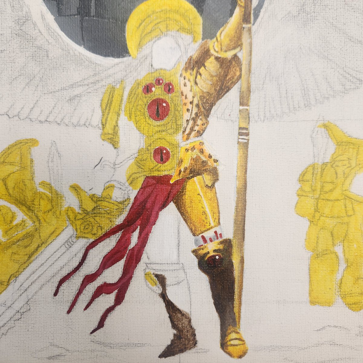 CapThunder3000's tweet photo. Heres my current warhammer painting progress #bloodangles #Sanguinius #warhammer #warhammerfanart https://t.co/DIOZK1M3si