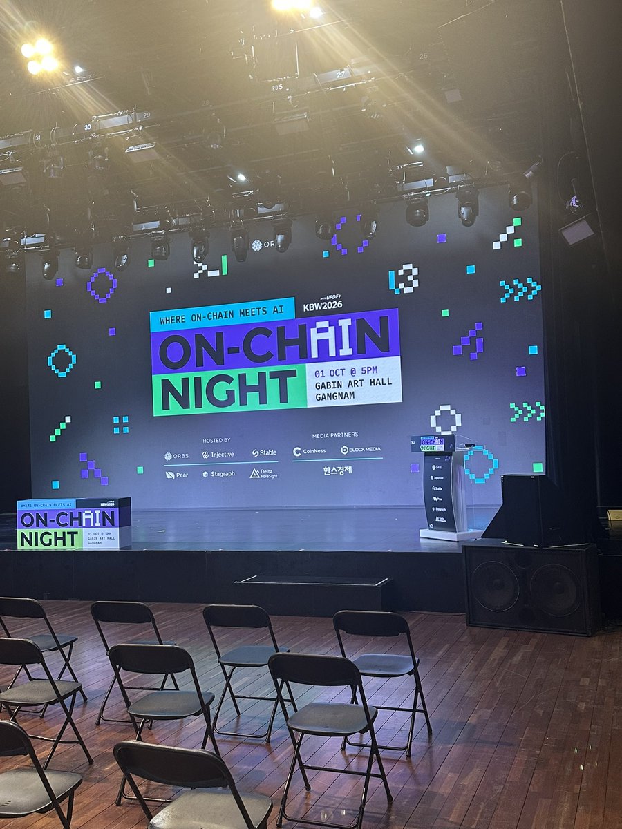 dhl1013's tweet photo. 오브스 밋업에 방문했습니다
@orbs_korea 
준비 잘해주셨네요

#ONCHAIN_NIGHT #KBW2026 #ORBS #STABLE #INJECTIVE #PEAR_PROTOCOL #STAGRAPH #DELTA_FORESIGHT https://t.co/Rh4ZxQWEQ2