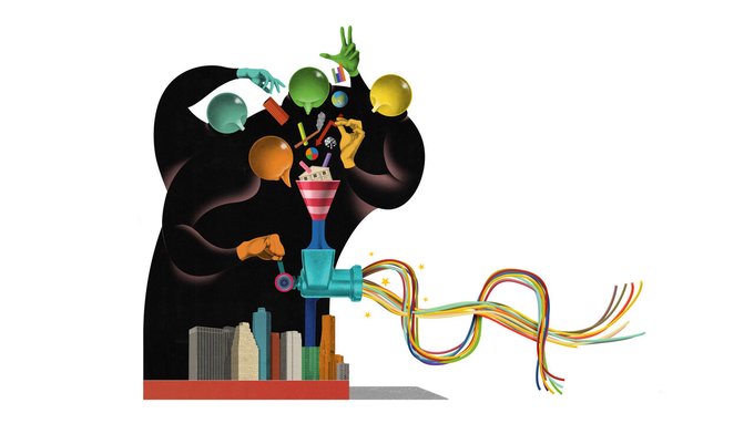 TheEconomist's tweet photo. A financial revolution is taking place in America