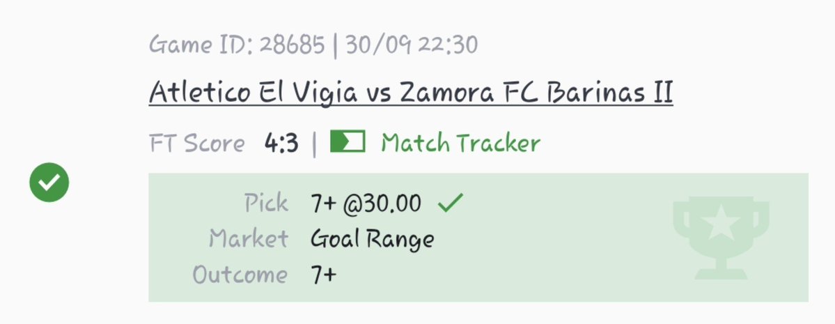 Kapenguria_n's tweet photo. 30 Odds boom! https://t.co/6C0e8cioQX