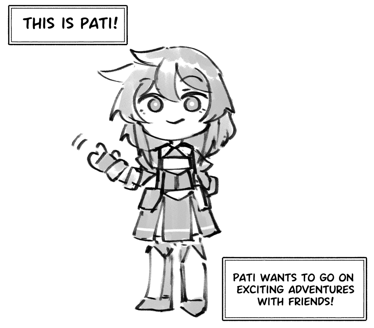 VioletLeVile's tweet photo. I gave into the month. 
This time I suppose it will be more about Pati but I'll do other OCs maybe in between.
Not sure if I got the capacity for the entire month so I'll keep it simple and to see how far I can go. https://t.co/nNkhJwWI8k