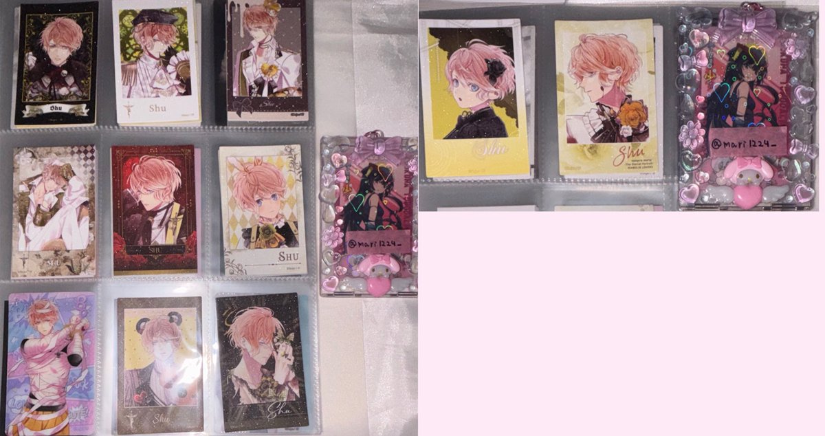 mari1224_'s tweet photo. 【交換】ディアラバ DIABOLIKLOVERS クリカ ポラカ
求▶︎レイジ ライト（ツリー先）
譲▶︎画像

※郵送交換2点〜から
※クリカ↔️クリカ SD↔️SD
※幼少期同士の交換優先です

お気軽にお声掛けくださいませ https://t.co/QYAjOcLxtk