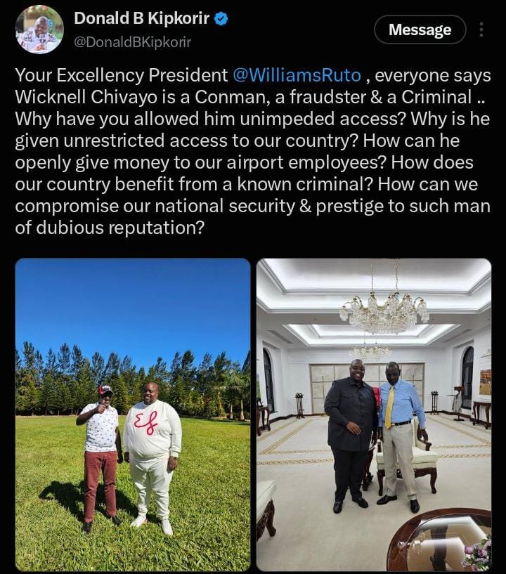 eastersins's tweet photo. @WilliamsRuto Are you gonna chauffeur him into hell? https://t.co/n9g9Vq7NSW