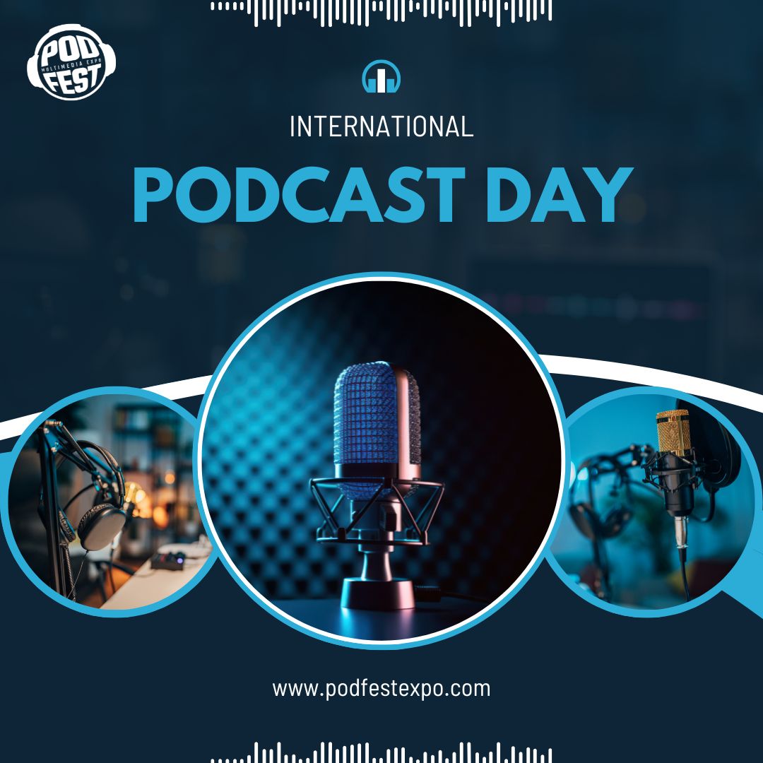 podfestexpo's tweet photo. Happy International Podcast Day to all our fellow podcasters and content creators!⁠ ⁠ We love having you be part of the #podfam!⁠ ⁠ 

Share your favorite thing about podcasting below!⁠ ⁠ 

#internationalpodcastersday #podcasters #podcasting #podcasts #podfestexpo #podfest #internationalpodcastday