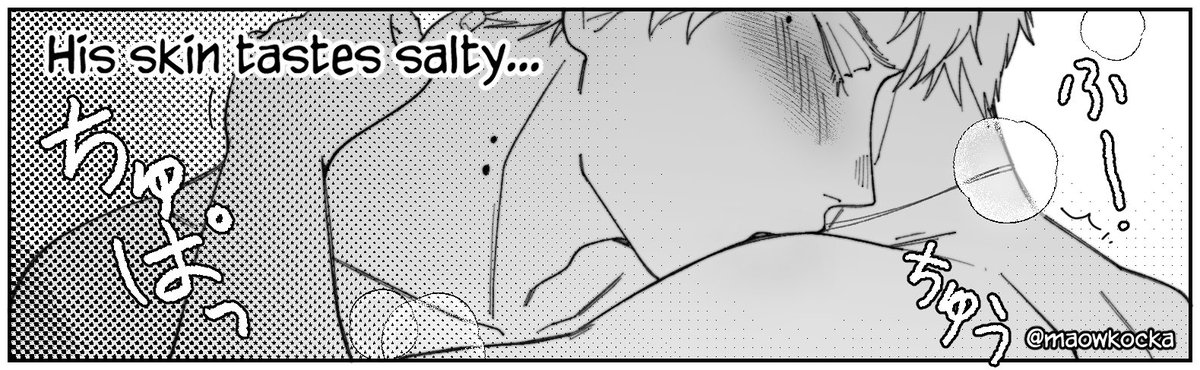 hikanyatsu's tweet photo. If you want to see spoiler of the new comic i did for a nsfw hikanatsu zine don't forget to follow @MixingFanzine 👀 and if you want to see the whole thing, well, wait for the release... https://t.co/PEE1TJFYs6