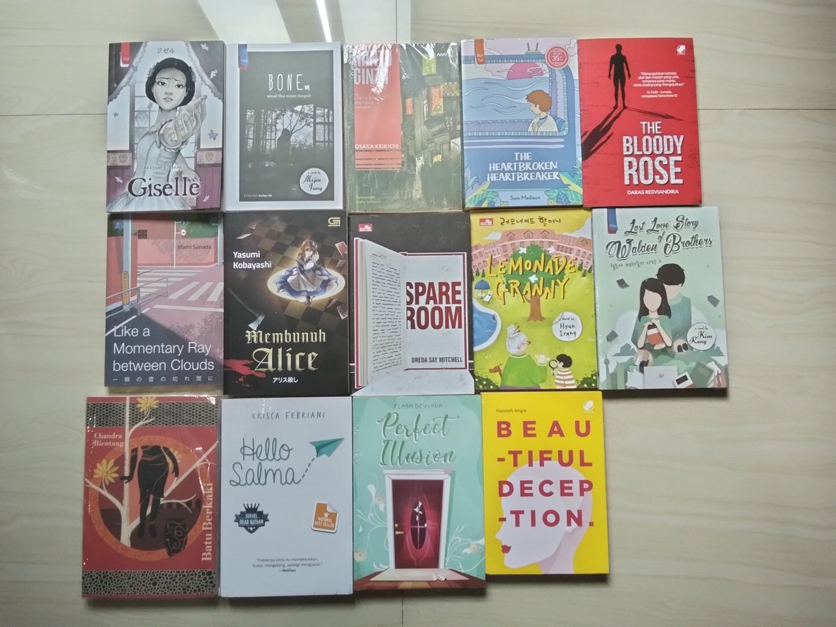 afiaanggi's tweet photo. WTS NOVEL PRELOVED

- Pengiriman melalui toko 🍊
- 📍kota bogor
- Harga yang tertera exclude admin, jadi disarankan untuk splitpay
- DM me for more info

Note : paket akan di drop ke ekspedisi di hari Sabtu :) https://t.co/pvlxJJba3O