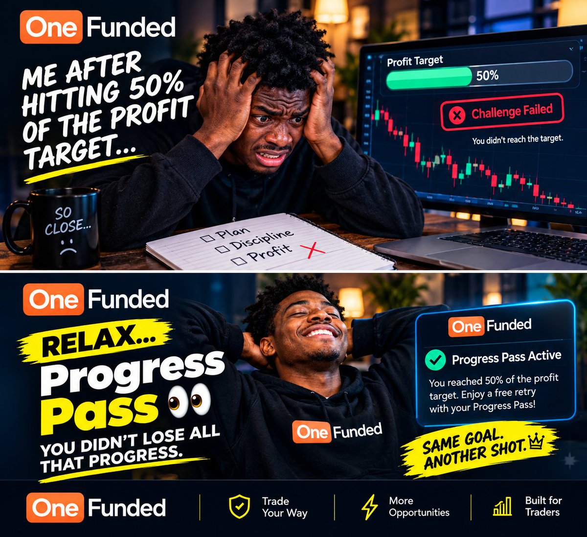 Dooyu134817's tweet photo. @One_Funded ##OneFundedProgressPass https://t.co/ZnFCzGJL6s