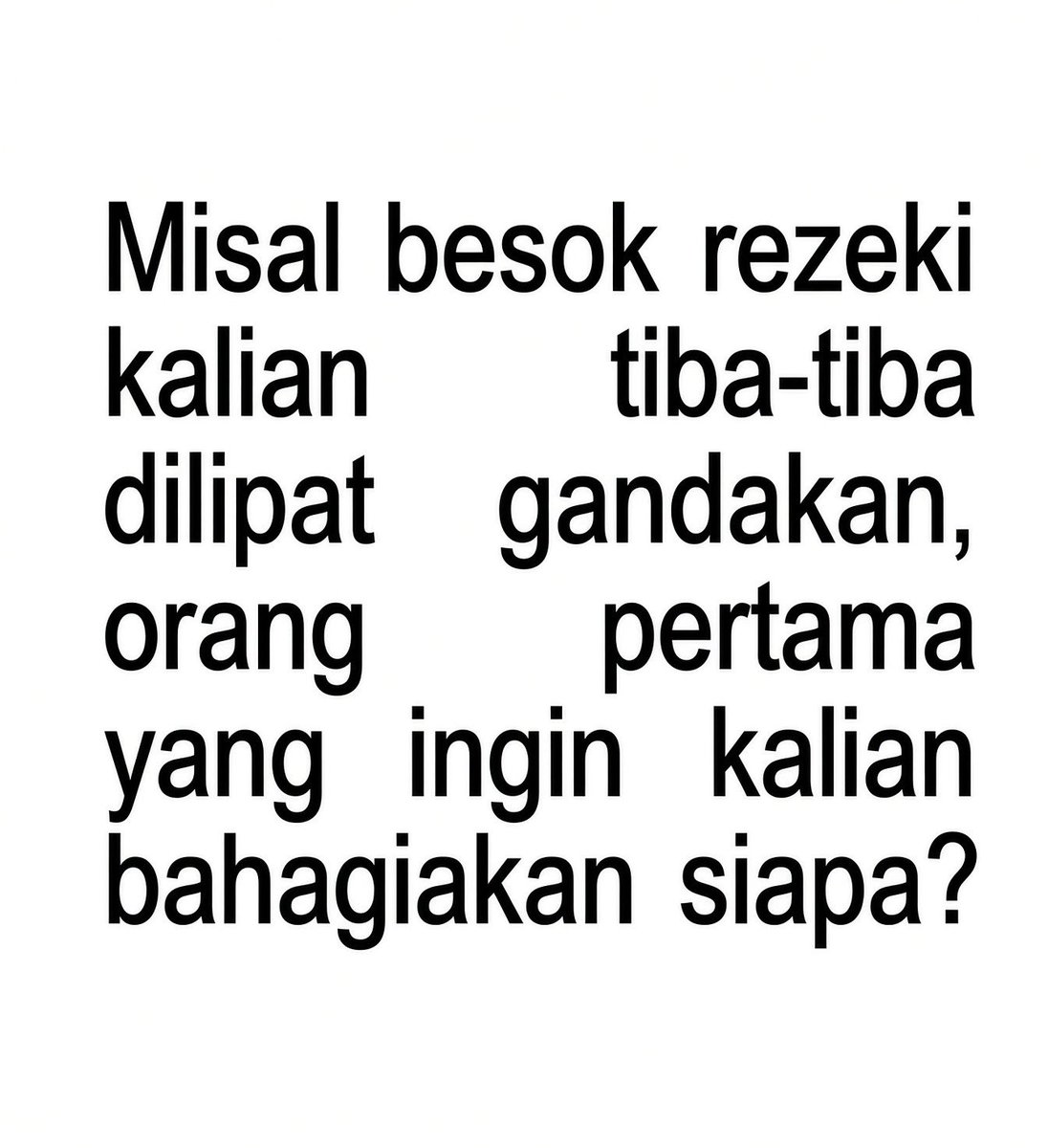 anggarasamvdr's tweet photo. Siapa orang yang langsung kebayang dipikiranmu? https://t.co/ZBz6ulQ0wf