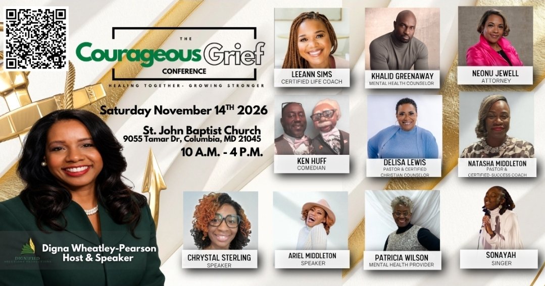 DignaPears65077's tweet photo. TRANSFORM YOUR GRIEF INTO COURAGE
The Courageous Grief Conference 2026
https://t.co/8MY00sf4CJ… https://t.co/2CzVyWaGai
