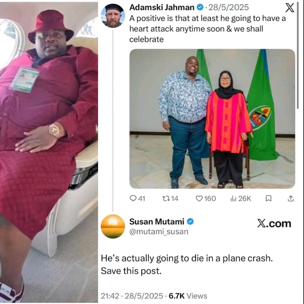 omwambaKE's tweet photo. A tweet by Australia-based Zimbabwean philanthropist Susan Mutami, in which she appeared to predict that businessman Wicknell Chivayo would die in a plane crash, has gone viral after a helicopter crash near Marondera killed six people on Wednesday, 30 September 2026. 

Among those killed were Chivayo and his wife.

The tweet was posted in 2025 by Mutami, who said it should be saved for reference if it happens.
