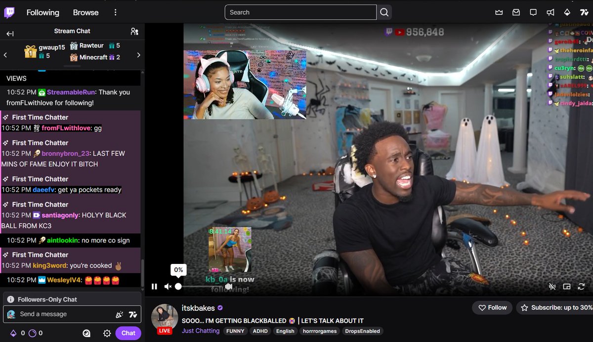 ChillKorupt's tweet photo. Kai Cenat talking about her and she just smiling... wtf https://t.co/XyLwWI1fY8