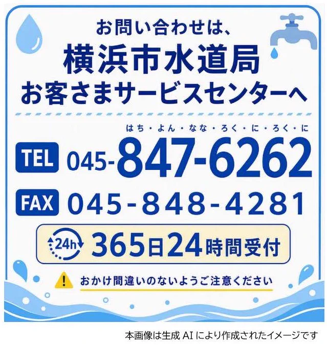 横浜市水道局 on X: 