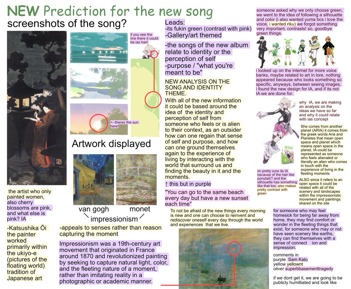 yell0wnt's tweet photo. @FLAVORFOLEY @sam_kat0 and I made a big break with the new info.. our theory is growing wild the voicebank is going to be IA (if we are wrong public humilliation part 2 is coming glup) https://t.co/AYdOlApctl