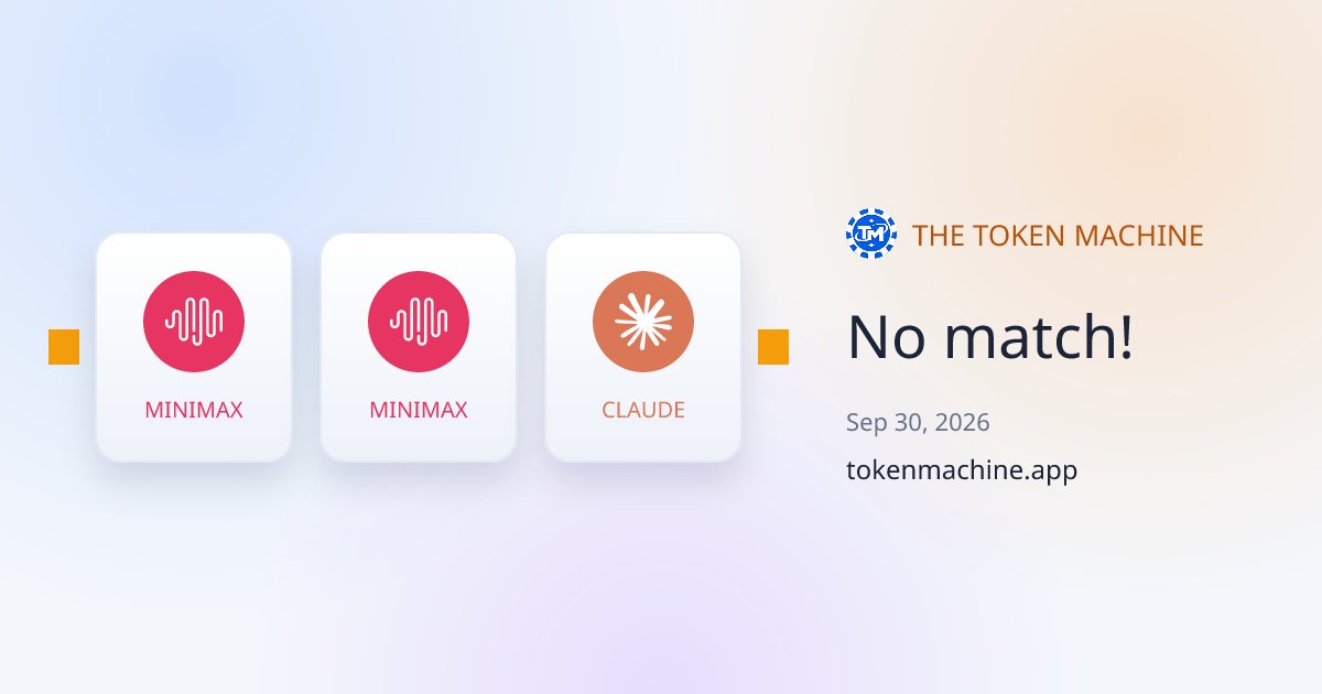 TheTokenMachine's tweet photo. @PogiTrades @nguynhu45025293 No match!
Head to https://t.co/lzzOefveQl to use your remaining 4 spins! https://t.co/j4ZX03jCLe