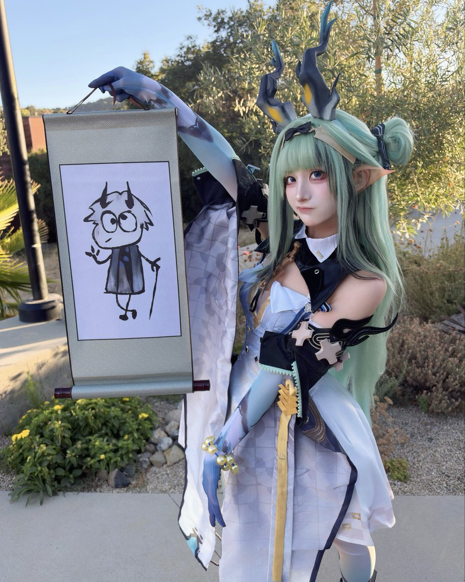 miee_cos's tweet photo. My painting 😾

@AKEndfield 

#ArknightsEndfield‌ #Endfield‌ #Si #Cosplay #fyp https://t.co/HtqnGV9fqx