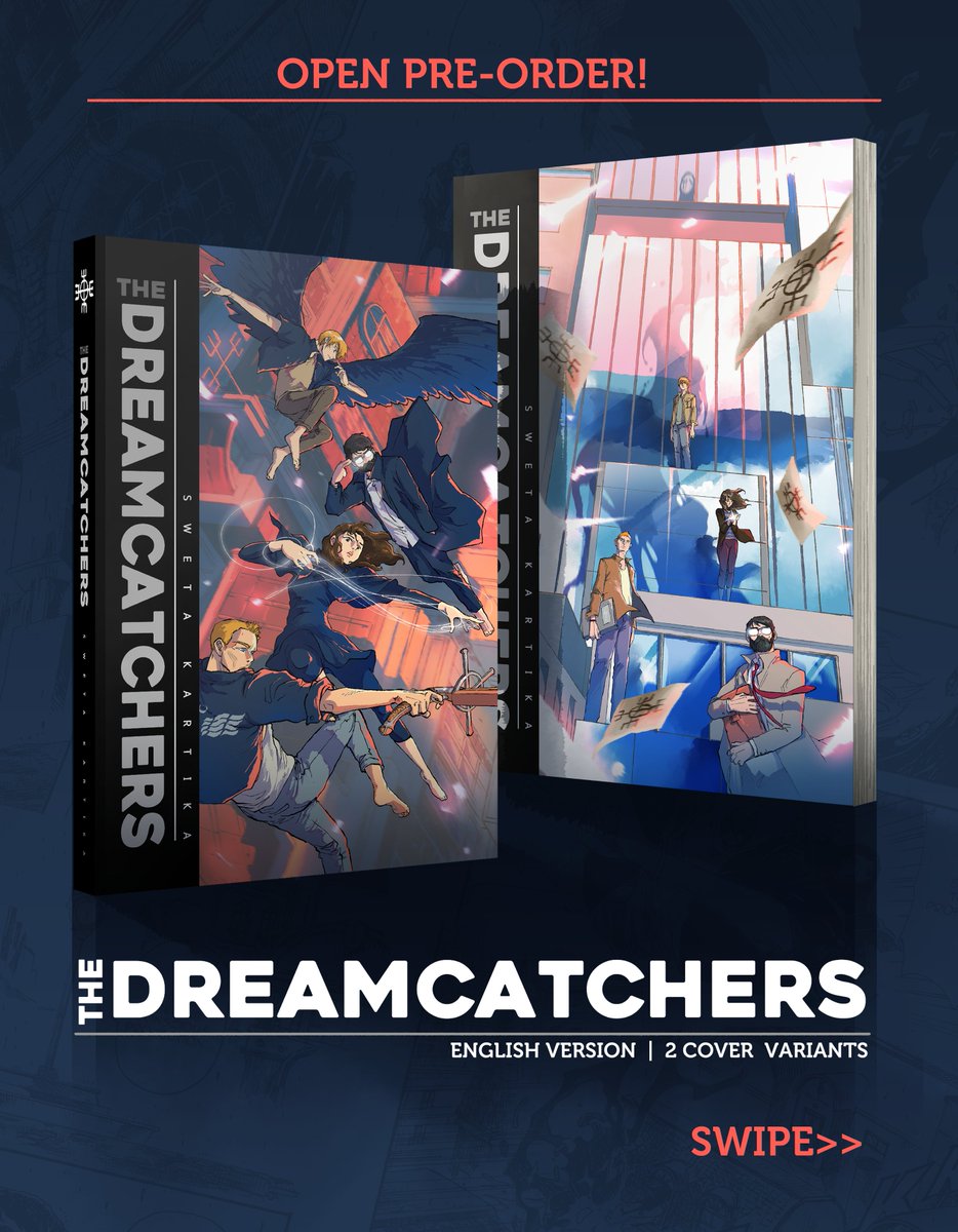SwetaKartika's tweet photo. Wake Me Up When September Ends... 
karena ada PO komik The Dreamcatchers (English version)! 🔥🔥🔥
Dua varian cover, gaesss! Swipe sampe slide terakhir ya https://t.co/QI8DYnoMl0