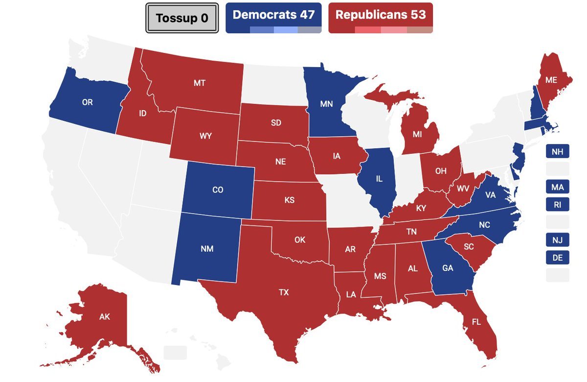 RedEaglePatriot's tweet photo. You showed up and voted on November 3rd, 2026, and voted red no matter who. You took ten people with you who did the same thing.

Republicans swept the board in the Senate—only losing North Carolina, which they traded for Michigan. They narrowly lost the House, losing just four seats on net, and needing a paltry gain of two to reclaim the chamber in two years’ time.

The Democrats are utterly demoralized. They tried EVERYTHING over the last ten years, and now may be left with a snowball’s chance in hell to reclaim the Senate any time over the next decade. While Chuck Schumer reportedly said  “I told you so” after late Detroit returns were not enough to save Abdul El-Sayed from losing to Mike Rogers in an upset victory, the DSA fire on the left just barely started to burn.

Hakeem Jeffries, much like Kevin McCarthy in 2022, was on the hot seat. Under fire by a new coalition of safe D district DSA lunatics who wanted him removed from leadership over disagreements on two issues, the theatre kids obstructed session for months as they could not come up with a feasible solution. They eventually settled on Pramila Jayapal, but it did not matter, as the Trump-pardoned Henry Cuellar and “DeSantis Democrat” Jared Moskowitz switched parties at a joint press conference, expressing displeasure with the direction of their party and blaming the party’s directional change for both narrowly winning races they should have won convincingly.

The right, on the other hand, is extremely relieved that they came out of the Midterms relatively unscathed. The establishment, who not only lost power due to outgoing Congressmen being replaced with more members of the Patriot Class, became frustrated as they knew that the odds of a pre-Trump reset declined with improbable electoral victory. The most nationalist administration in recent history, especially on trade and immigration, decimated expectations despite low public approvals, and found a way to keep the House and Senate. Many focused their energy on the DSA, and claimed it was “the crazies on the left that caused this” or “See? The war isn’t THAT unpopular!”, but they virtually embodied the masked seething wojak as JD Vance’s 2028 odds skyrocketed.

The “retard right” is soon dead. They melt down over the Midterms, claiming “THE JEWS STOLE IT!” from the Democrats. Lies about immigration, Israel, and Epstein backfired, and many just outright started claiming to be Democrats out of “irony”. Nick Fuentes says on stream “we are fucked. Let the Democrats win until 2036, and then I will fix it”. But nobody cares. Tucker Carlson endorses Ro Khanna ahead of the 2028 primary, citing “Israel” before maniacally laughing. Their political project is dead, and it dies even more in the ensuing year as Trump rights the ship of his administration in the public eye. The Candace Owens lesbian sex tape leaks in late 2027, to which she first claimed “the Jews made me do it”, before subsequently claiming it was AI.

The Republican Senate also lost establishment RINO hacks Mitch McConnell, Thom Tillis, John Cornyn, and Bill Cassidy. They gained upgrades across the board including Ken Paxton, who instantly made it a priority to sign on to the SAVE Act. While John Thune was stunned in disbelief that the GOP would hold on to the chamber, he fended off a challenge from Josh Hawley by promising to lower the filibuster requirement to 53. While Lisa Murkowski was a NO vote on the SAVE Act, Susan Collins gave a long speech expressing concern before voting YES. Senator Fetterman (R-PA) signed on to the bill to push it over the top. Murkowski, Boozman, Crapo, Young, Grassley, and Lankford all get primaried out or retire ahead of 2028.

Trump’s blockade in Iran also was proven to be a slow yet decisive success. Oil prices fell to 70 dollars per gallon, then 60. Iran had no money left for missiles, nor terror, and were not able to overcome the newly armed regime protestors. Tucker Carlson cries on stream for 20 minutes. By the two-year anniversary of the initial attack, the regime folded entirely. Israel and the new regime clean up any insurgents on their own. At a press conference with the Shah in mid-2028, Trump said “I won the war to end all wars, now the Middle East can have peace!” Gas in The Woodlands, TX falls to $1.89 per gallon as the US obtains control of Iran’s oil and begins to refine Venezuela’s. Without Hamas and Hezbollah, Lebanese Christians gained more political power, and a peace deal for the entire region seems on the horizon. The US acquires more rights to Greenland and liberates Cuba. Rubio becomes their leader in addition to being the US Secretary of State. Panama folds on the canal, knowing they are next. The American Empire grows.

There was also no slowdown on immigration enforcement, as the GOP performing better in Hispanic-heavy areas than expected made the usual suspects silent on the matter. Deportation numbers doubled YOY by early summer, as Trump applied a yearly renewal fee to existing H1B and similar visaholders. Housing prices plummeted further, and interest rates declined, which gave young Americans a shot at the American dream once again. The foreign-born population declines by 10 million by the end of Trump’s term. While many say more needs to be done, it has unprecedentedly improved the quality of life for Americans everywhere. The job market improves for young men in the process, and Trump’s approval rebounds among those in the real world. In a newly argued case, the Supreme Court rescinds birthright citizenship, retroactively applying it for 10 years. Many more people self-deport.

At the local level, Ohio Governor Vivek Ramaswamy launched a formal investigation into H1B visa abuse and coordinated with ICE to remove Haitian nationals whose TPS recently expired. Florida Governor Byron Donalds coordinated with ICE to deport James Fishback, an Israeli citizen denaturalized and deported for committing immigration fraud. Israel subsequently deported him to Uganda, because they didn’t want him either. Texas Railroad Commissioner Bo French used his newfound leverage to get oil barons to fund immigration restrictionist candidates in GOP primaries. Wisconsin Governor Tom Tiffany becomes the most popular governor in US history. Republicans decisively sweep the gubernatorial races in Mississippi, Louisiana, and Kentucky—winning the trio for the first time in US history.

Republican states also won the gerrymandering war, as they net 15 reliably red seats after states such as Maryland and Colorado traded blows with South Carolina and Indiana. VRA §2 is dead. While Sherrod Brown is running for Senate yet again to give the Democrats a longshot bid at the upper chamber, their impending nominations of Francesca Hong in Wisconsin and Nasif Majeed in North Carolina appear to only allow the GOP to pad their Senate majority. As Trump’s approval ticks back toward 50, JD Vance is the clear favorite to win the 2028 Election. And as the angry Democrats who blamed Jeffries for “throwing the House away” appear on the verge of nominating AOC, it may not particularly be close. Vance would cement the realignment, as the patriot class continues to ascend and take their country back from an establishment gone rogue.

Guys, it's either one or the other. Get the fuck out and vote.
