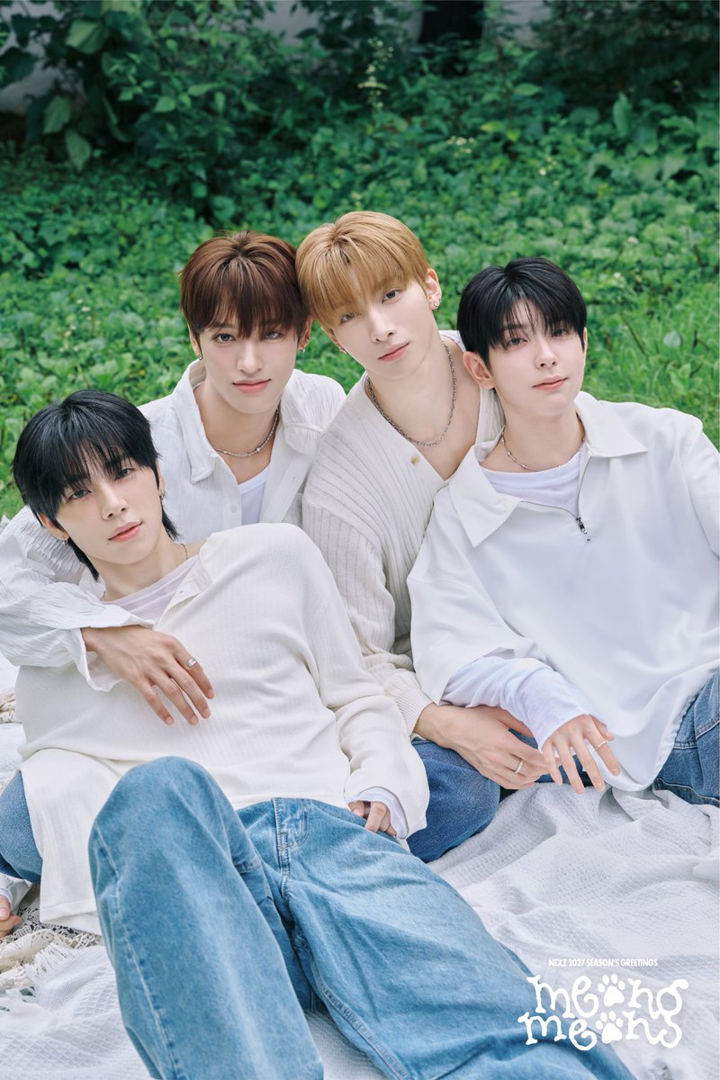 NEXZ_official's tweet photo. NEXZ 2027 Season's Greetings [meong meong!]

🐶PRE-ORDER
26.10.06 TUE 14:30 - 10.14 WED 23:59 (KST)

#NEXZ
#NEXZ_meong_meong
#2027SEASONSGREETINGS https://t.co/GbQAjjH2Jt