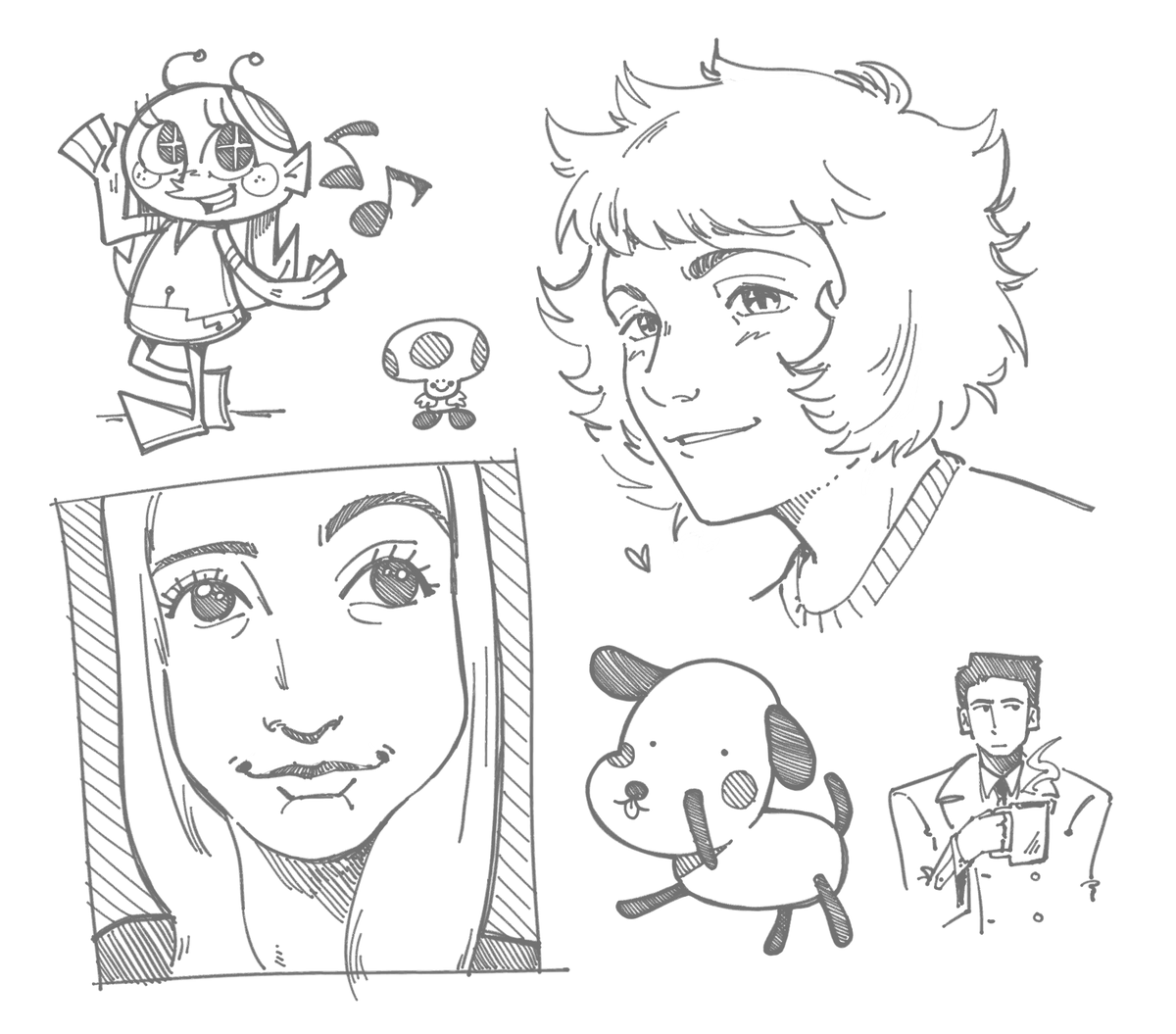 SHEEPB1T's tweet photo. Sketches and doodles https://t.co/IkZLnmzOkH