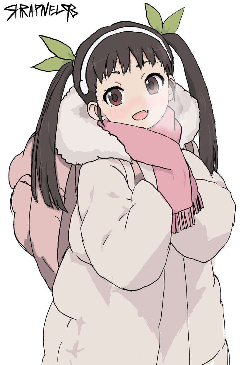 playdead98's tweet photo. its getting cold outside so hachikuji in big winter coat + speedpaint. hope you all enjoy!

#monogatari https://t.co/i0vsKANYf4