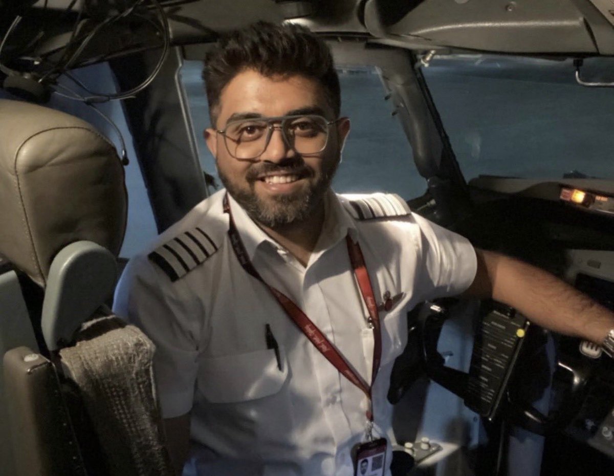 virendersehwag's tweet photo. Captain Smit Machchhar, captain of flydubai Flight 1073, fought back after being stabbed in the cockpit.

Despite being severely injured, he managed to unlock the cockpit door - allowing passengers and the crew to intervene and save all the passengers . His extraordinary courage saved 174 lives.

In the face of the gravest danger and despite being seriously injured, he showed immense courage and an unwavering resolve to protect the lives of others and His bravery and courage helped save hundreds of lives and avert a great tragedy.
Bharat  is proud of Captain Smit Machchhar. 
Praying for his speedy recovery and good health.