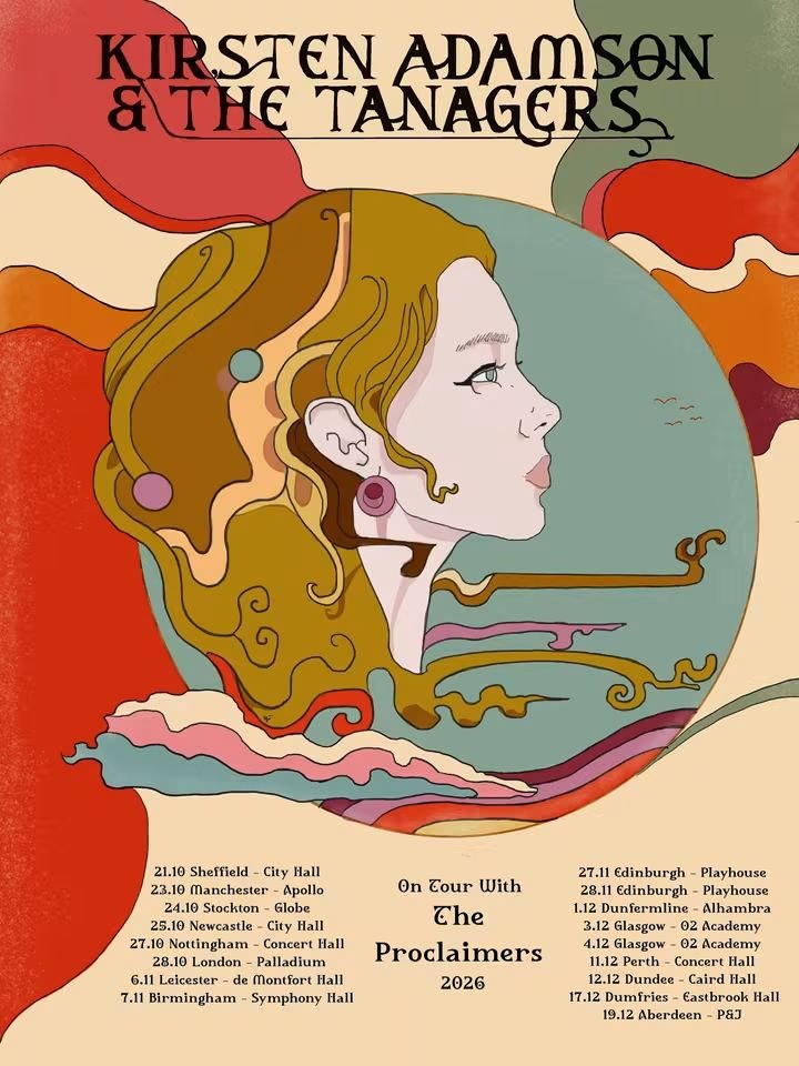 SAIABCT's tweet photo. Kirsten Adamson &amp; The Tanagers 
On Tour With @The_Proclaimers

Oct - Dec: 2026
*Info &amp; Tickets: https://t.co/M0eKCCB0Mm

@sgomusic @Scaryb @ColinSphoenix @SVG__Collection @Analog_Hearts75 @Overourwall @NewWaveAndPunk
@GazTidey @LouderMediaUS @LNPPromotions https://t.co/KjdkyqW67l