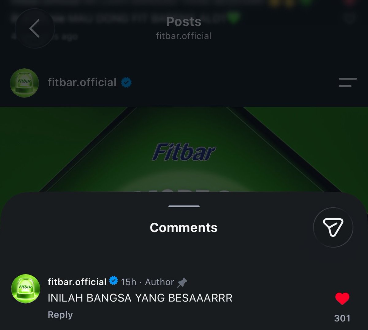 leowonlip's tweet photo. “INILAH BANGSA YANG BESAAARRR” 😭💚
#LookGood #FeelGood #DoGood
#FitbarxALD1 #ItsTimeToGetFitWithUs
@ALD1_official ✊🖖💚 https://t.co/CmxAuFetFT