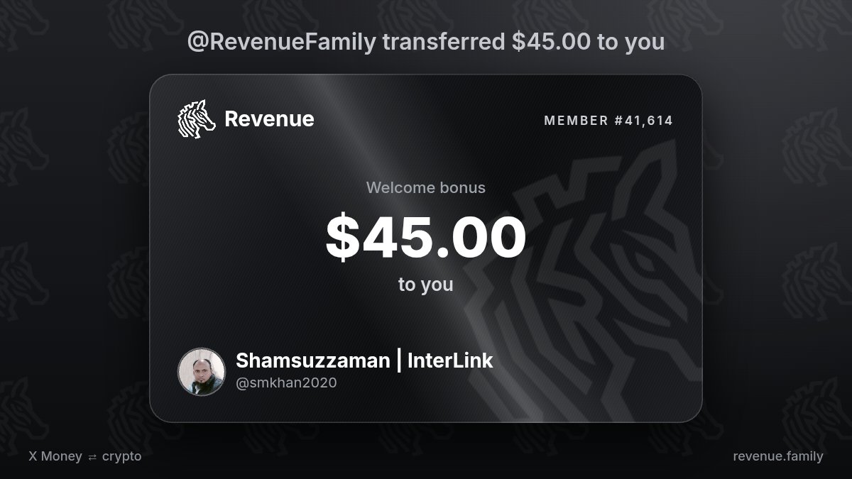 smkhan2020's tweet photo. Not bad. $45.00 from @RevenueFamily https://t.co/zVjhhu9lBe