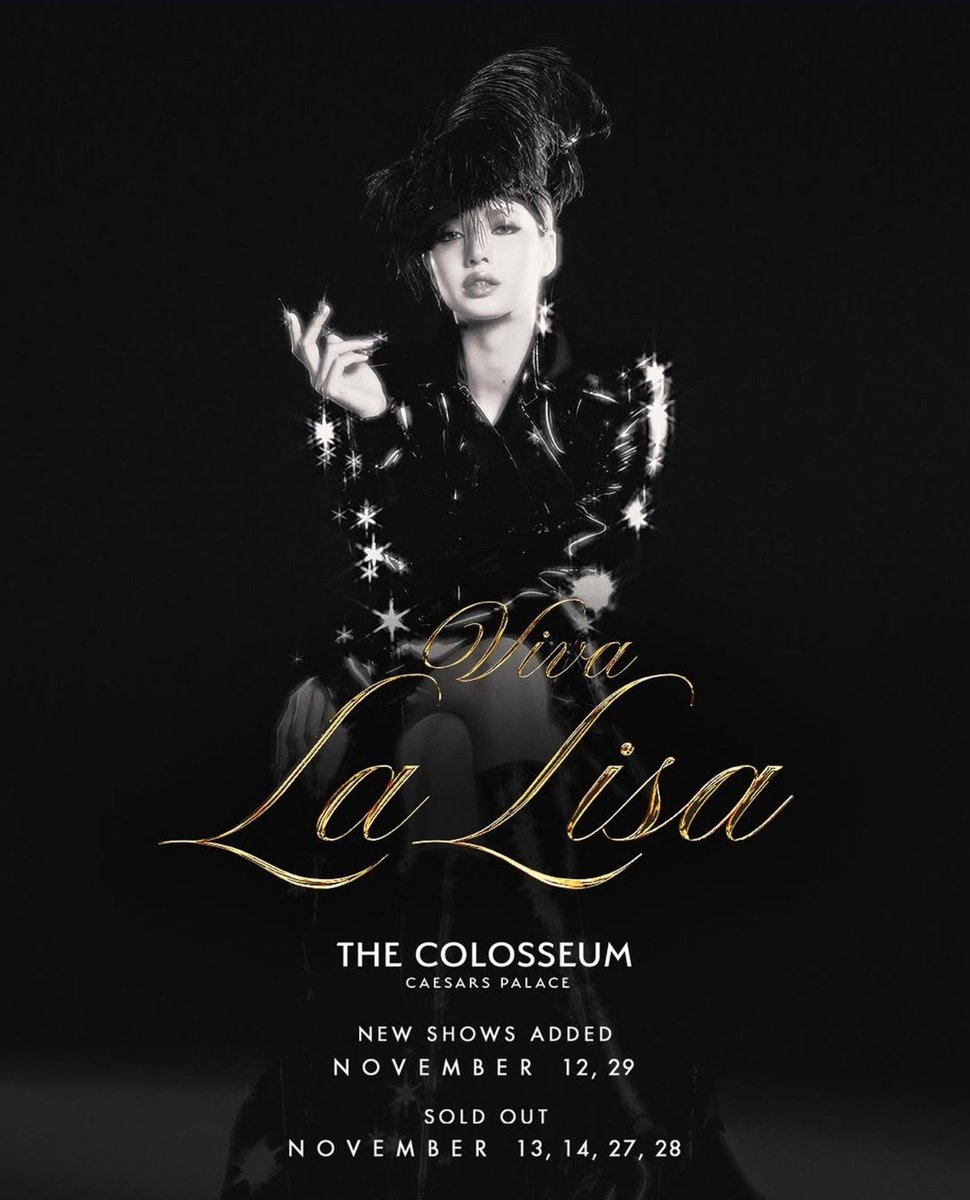 LISANATIONS_'s tweet photo. “SaWaDiKa, Vegas! I want to see more of you so I added two more shows. Tickets on sale now, see you soon 💋” — #LISA

🔗 https://t.co/9czV3uhwOu https://t.co/zUJGyvjjsQ