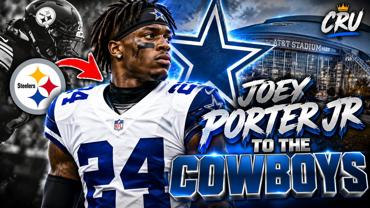 CowboysRawUncut's tweet photo. The Dallas Cowboys and Pittsburgh Steelers are working on a trade that is sending Joey Porter Jr to Dallas ‼️🤠✭✭✭✭✭ #dallascowboys per @TomPelissero https://t.co/PgBNZGgHPp