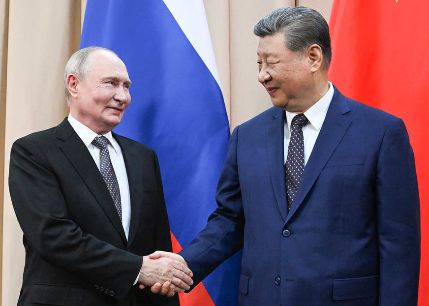 ActualidadRT's tweet photo. #ÚLTIMAHORA 

‼️ Putin a Xi: "Las relaciones entre Rusia y China están a un nivel sin precedentes"

El mandatario ruso ha felicitado a su par por el 77.º aniversario de la fundación de la República Popular China.

https://t.co/KbHSGeLVt5 https://t.co/uJ3wzD9O8g