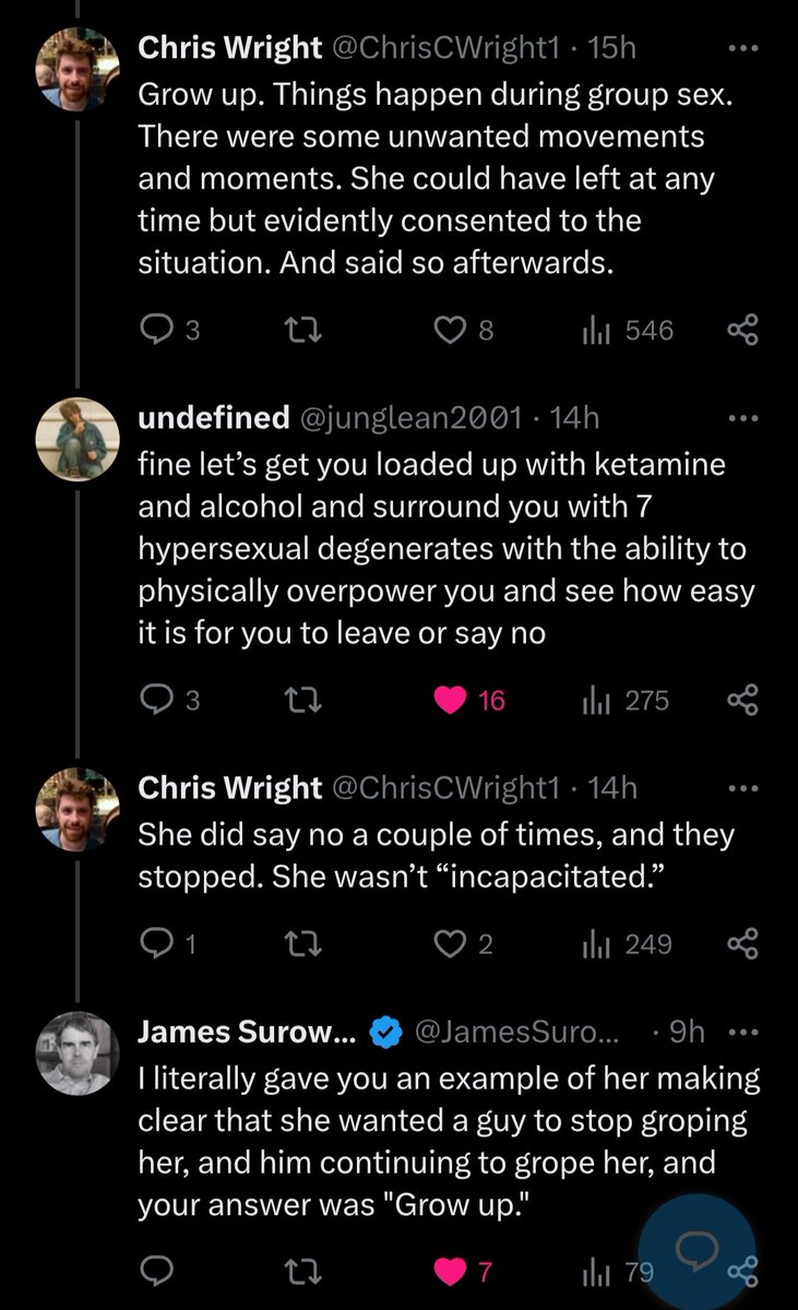 _angara__'s tweet photo. "this wasn't rape when she asked them to stop they did"

*got example of them not stopping at her no*

"grow up things happen during group sex" 

this r*pe apologist is professor? he got rapist mentality how many female students he has sexually harrassed already? https://t.co/QuqwkFWyPo