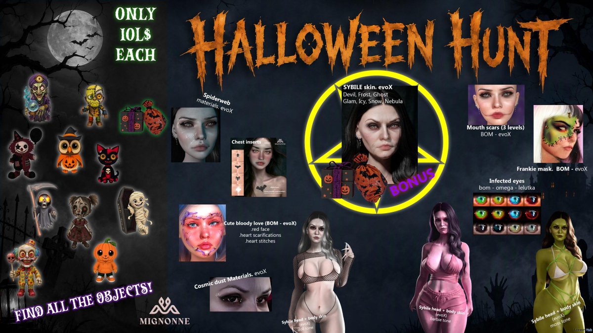 TeleportHub's tweet photo. Mignonne's Halloween Hunt 2026 - Second Life Hunts - Teleport Hub #secondlife #hunts
https://t.co/pIBT2g8ciM https://t.co/F0WiLvdOQX