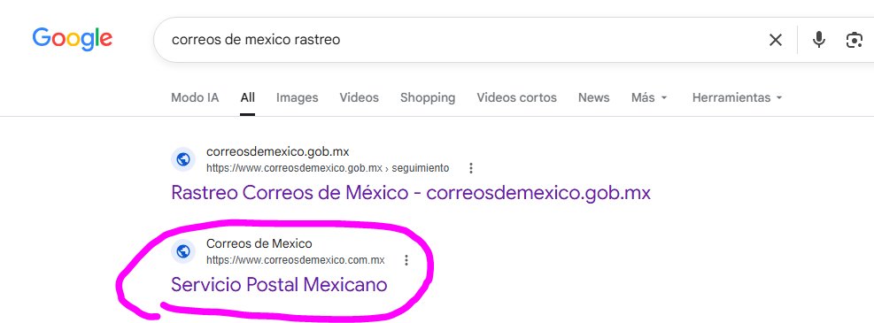 PCHAN006's tweet photo. Hoy me respondieron los de correos de México, y me confirmaron que esta es una pagina falsa.
Ayer por andar a las prisas ni cuenta me di que seleccione la segunda opción. Se parece bastante, incluso si das clicks en las secciones te manda a las paginas de correos https://t.co/VNCqzHxSBe