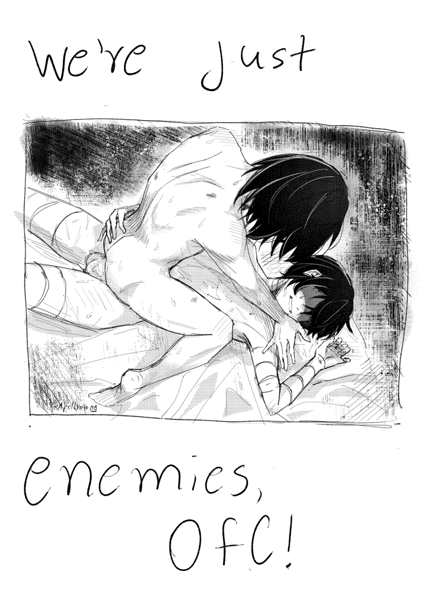 Apolly0n_Star's tweet photo. 🔞Just enemies they say... ✋
#fyozai #fyodor #dazai #fanart #bsd https://t.co/kfircofzJs