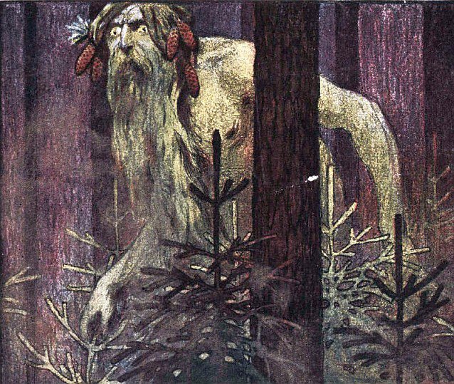 Avanikkkkk's tweet photo. Why does everyone think that the OC with the deer skull, if it's not a Wendigo, is a Leshies (Leszy)? For fuck's sake, do some research instead of believing pop culture. 

This is what a Leszy looks like: https://t.co/anMZgsZFjm