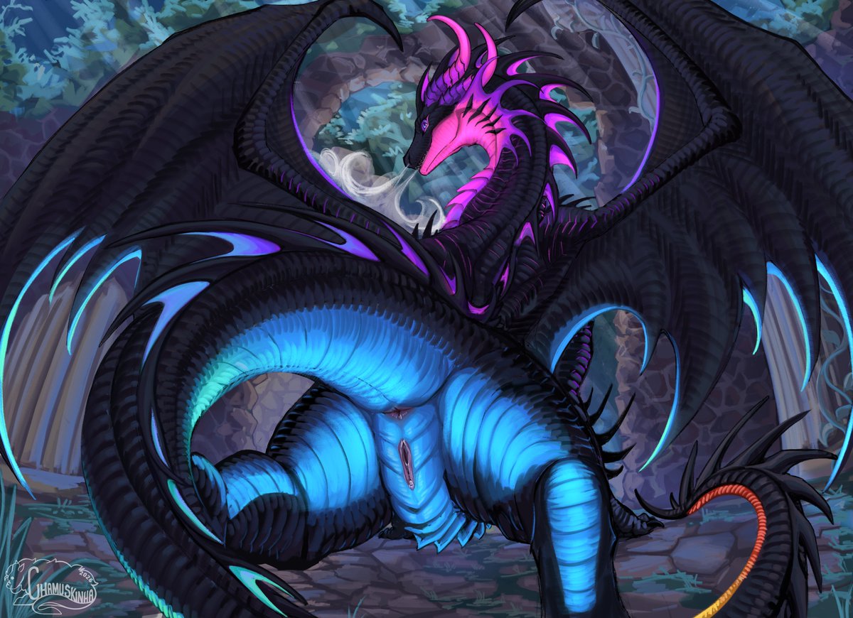 DaddyChamusk's tweet photo. @SilverMoon_Orig I loved drawing your dragoness, she got a great backside, It's always good to be able to draw some pussies!! https://t.co/kiKdD9Wj1k