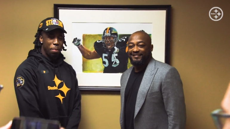 TomlinSteelers's tweet photo. I'm gonna say the quiet part out loud.

If Mike Tomlin were still HC of the Steelers, Joey Porter Jr would be extended by now. https://t.co/ohkZ3w5SlI