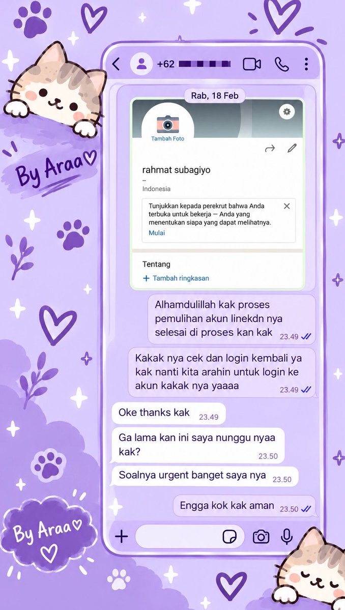 keitrhn's tweet photo. Alloo Jasa Pemulihan Akun &amp; Recovery Account and delete account 💜

Siap Melayani keluhan :
➡Pulihkan,Balikin &amp; Hapus Akun / Nonaktifkan Sosmed

( Facebook, Instagram, TikTok, WhatsApp,Twitter/X, Gmail)

Lacak Lokasi — Sadap Whatdapp — Hack Akun 

Fastrespon? Dm Ya📲 https://t.co/RrHx5sfCGb