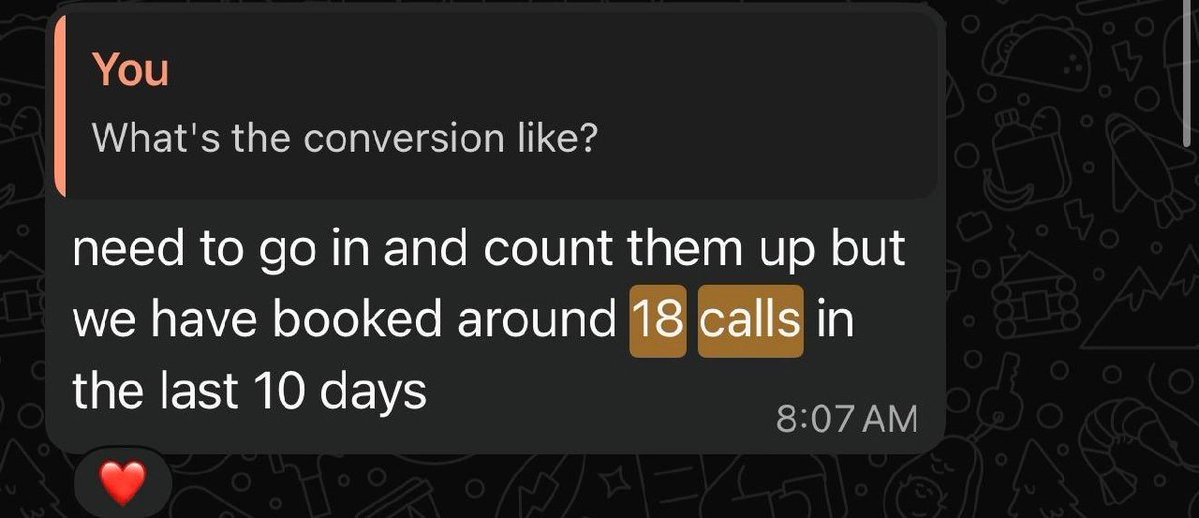 ItsMeBenChan's tweet photo. Getting 20-30 calls/month from organic Twitter for a B2B client.

No outreach, no ads.

Also pulling in 500-800 followers every single month too.

Follow + reply “SYSTEM” and I’ll send you a full breakdown of how we did this. https://t.co/plDFBnUsLl